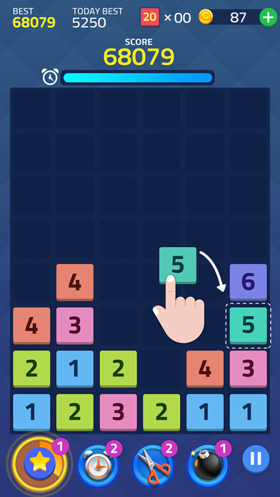 Emulate iPhone app Merge Block: Star Finders using MyAndroid Emulate iPhone app Merge Block: Star Finders using MyAndroid