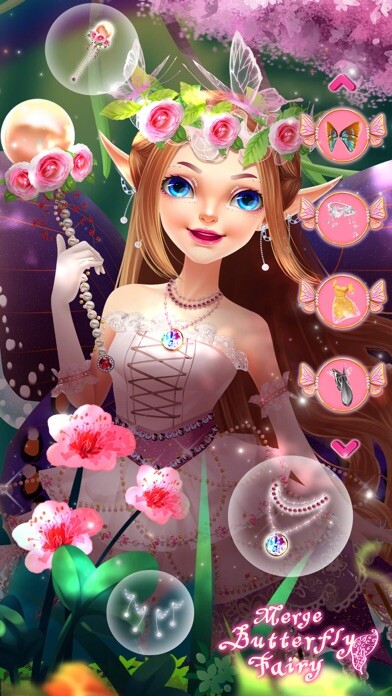 Emulate iPhone app Merge Butterfly Fairy Dress Up using MyAndroid Emulate iPhone app Merge Butterfly Fairy Dress Up using MyAndroid
