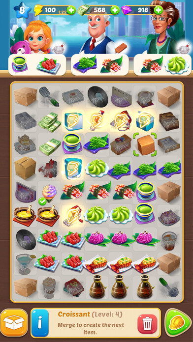 Emulate iPhone app Merge Cafe – Merge game chef using MyAndroid Emulate iPhone app Merge Cafe – Merge game chef using MyAndroid