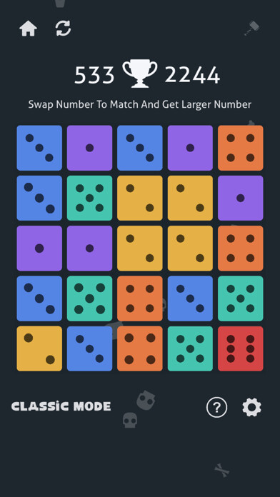 Emulate iPhone app Merge Dice: Match 3 Puzzle using MyAndroid Emulate iPhone app Merge Dice: Match 3 Puzzle using MyAndroid