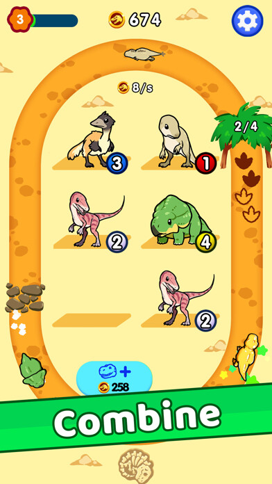 Run android online APK Merge Dinosaurs from MyAndroid or emulate Merge Dinosaurs using MyAndroid