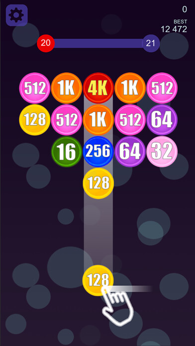 Emulate iPhone app MergeDots2k - puzzle bubble using MyAndroid Emulate iPhone app MergeDots2k - puzzle bubble using MyAndroid