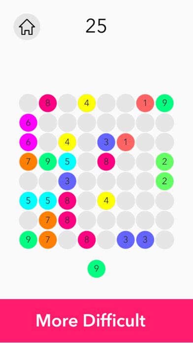 Emulate iPhone app Merge Dots Pro - Match Number Puzzle Game using MyAndroid