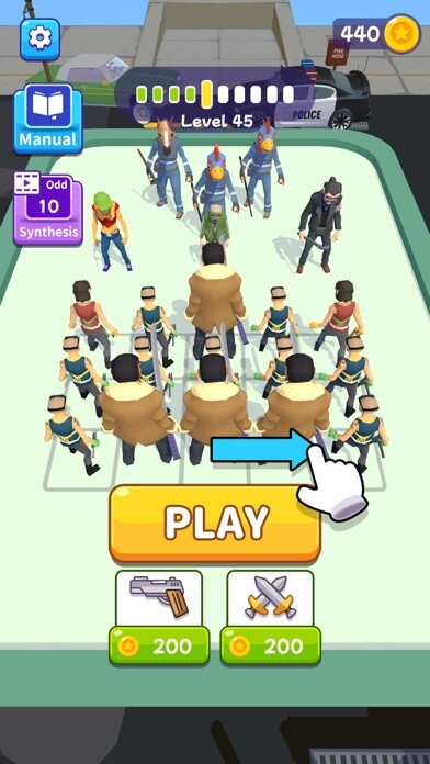 Emulate iPhone app Merge Gangster using MyAndroid Emulate iPhone app Merge Gangster using MyAndroid