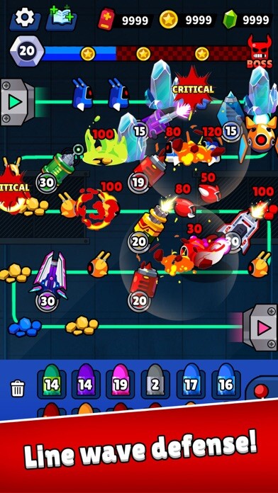Emulate iPhone app Merge Guns!: Line Defense using MyAndroid Emulate iPhone app Merge Guns!: Line Defense using MyAndroid