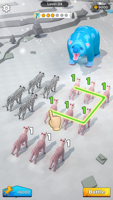 Emulate iPhone app Merge Master - Animal Fight using MyAndroid Emulate iPhone app Merge Master - Animal Fight using MyAndroid