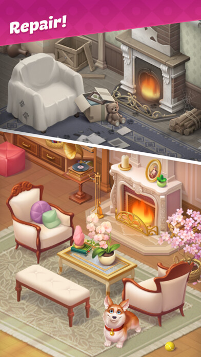 Emulate iPhone app Merge Matters - House Design using MyAndroid