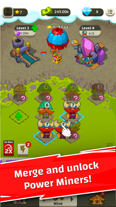 Emulate iPhone app Merge Miners: Idle Tycoon using MyAndroid Emulate iPhone app Merge Miners: Idle Tycoon using MyAndroid
