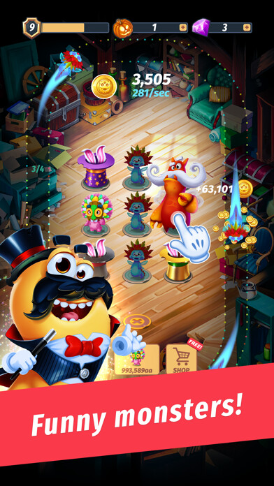 Emulate iPhone app Merge Monsters Collection using MyAndroid Emulate iPhone app Merge Monsters Collection using MyAndroid