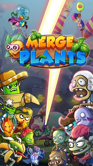Emulate iPhone app Merge Plants - Monster Defense using MyAndroid
