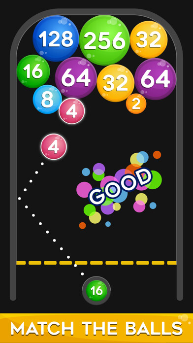 Emulate iPhone app Merge Pop 4096! using MyAndroid