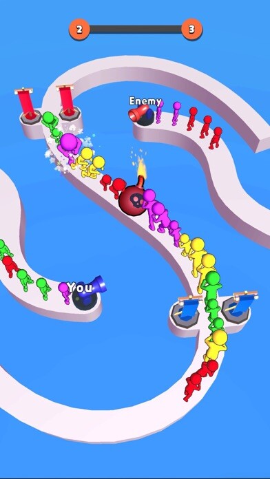 Emulate iPhone app Merge Pusher 3D using MyAndroid
