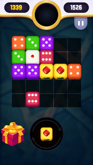Emulate iPhone app Merge Puzzle Match Dice using MyAndroid