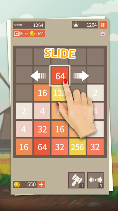 Emulate iPhone app Merge the Number: Slide Puzzle using MyAndroid Emulate iPhone app Merge the Number: Slide Puzzle using MyAndroid