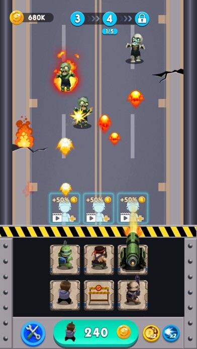 Emulate iPhone app Merge Zombie Clash using MyAndroid Emulate iPhone app Merge Zombie Clash using MyAndroid