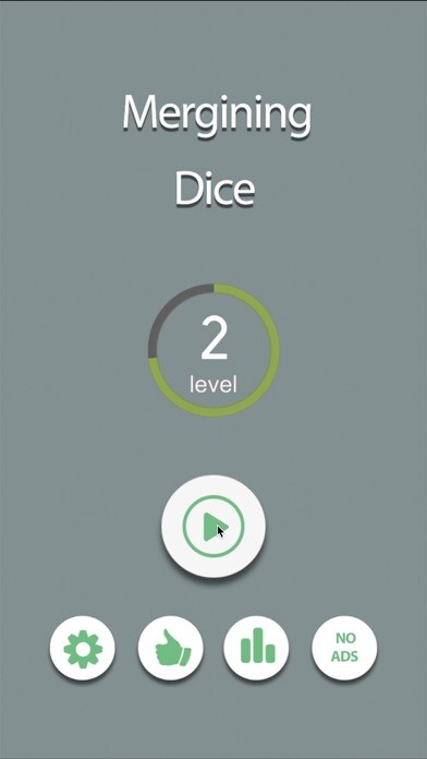Emulate iPhone app Merging Dice - Hearts using MyAndroid