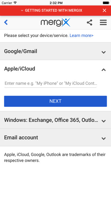 Emulate iPhone app Mergix Duplicate Contacts Cleaner using MyAndroid Emulate iPhone app Mergix Duplicate Contacts Cleaner using MyAndroid