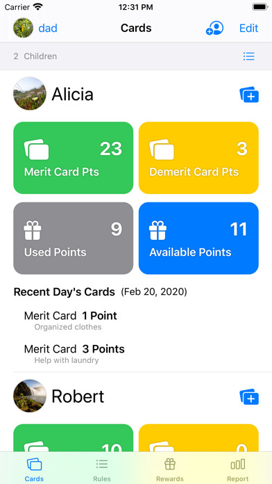 Emulate iPhone app Merit Card using MyAndroid