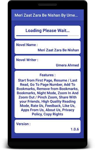 Run android online APK Meri Zaat Zara Be Nishan By Umera Ahmed Urdu Novel from MyAndroid or emulate Meri Zaat Zara Be Nishan By Umera Ahmed Urdu Novel using MyAndroid