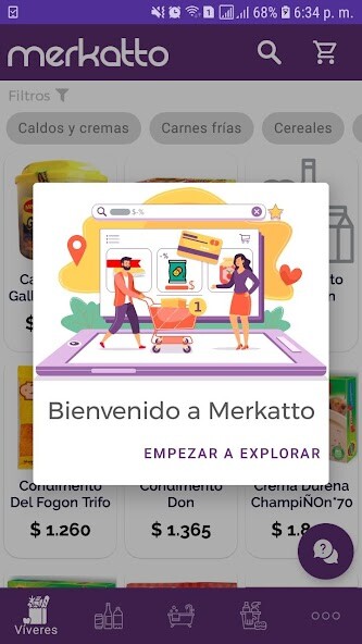 Run android online APK Merkatto from MyAndroid or emulate Merkatto using MyAndroid