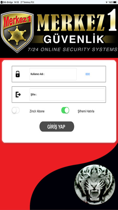 Emulate iPhone app Merkez1 Alarm using MyAndroid Emulate iPhone app Merkez1 Alarm using MyAndroid