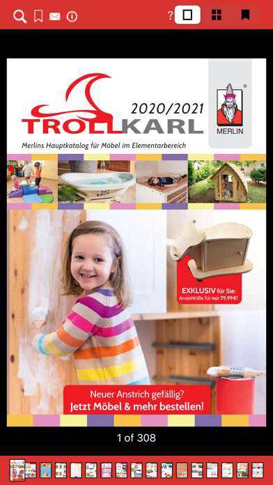 Emulate iPhone app Merlin Trollkarl Catalog using MyAndroid Emulate iPhone app Merlin Trollkarl Catalog using MyAndroid