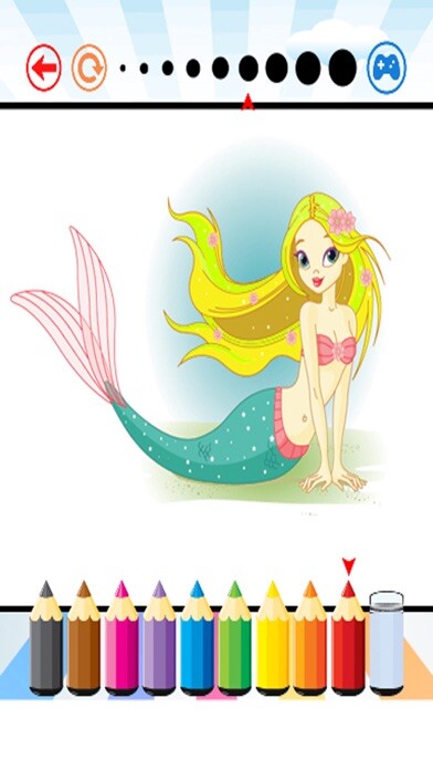 Emulate iPhone app Mermaid Animal Coloring Book - for Kids using MyAndroid Emulate iPhone app Mermaid Animal Coloring Book - for Kids using MyAndroid
