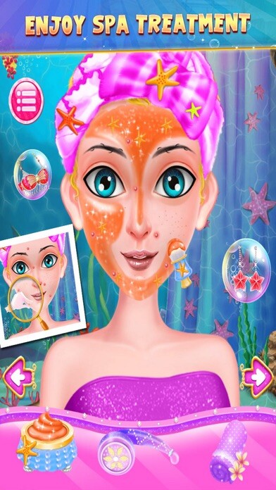 Emulate iPhone app Mermaid Beauty Salon Dress Up using MyAndroid Emulate iPhone app Mermaid Beauty Salon Dress Up using MyAndroid