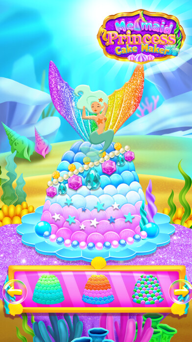 Emulate iPhone app Mermaid Cake Maker Chef using MyAndroid Emulate iPhone app Mermaid Cake Maker Chef using MyAndroid