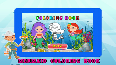 Emulate iPhone app Mermaid Coloring Book Learning Game For Kids Girls using MyAndroid Emulate iPhone app Mermaid Coloring Book Learning Game For Kids Girls using MyAndroid