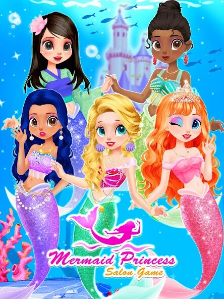 Run android online APK Mermaid Games: Princess Makeup from MyAndroid or emulate Mermaid Games: Princess Makeup using MyAndroid