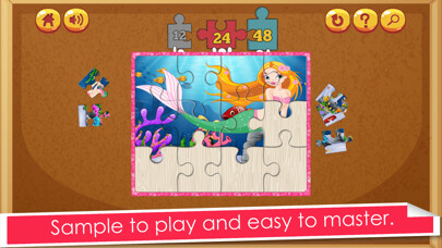 Emulate iPhone app Mermaid Jigsaw Puzzles using MyAndroid Emulate iPhone app Mermaid Jigsaw Puzzles using MyAndroid