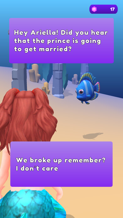 Emulate iPhone app Mermaid Love Story 3D using MyAndroid