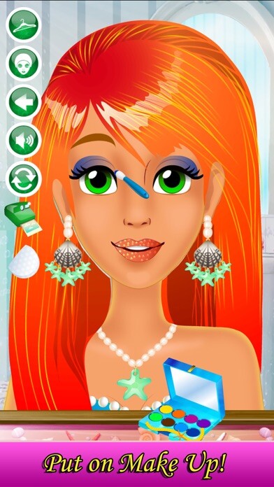 Emulate iPhone app Mermaid Makeover & Salon Spa using MyAndroid Emulate iPhone app Mermaid Makeover & Salon Spa using MyAndroid