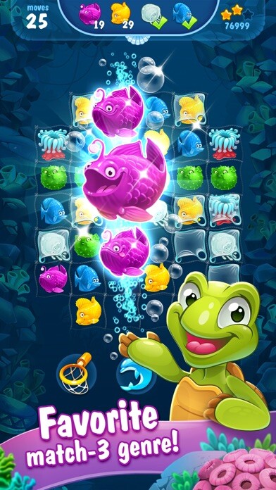 Emulate iPhone app Mermaid match 3. Solve puzzle! using MyAndroid Emulate iPhone app Mermaid match 3. Solve puzzle! using MyAndroid