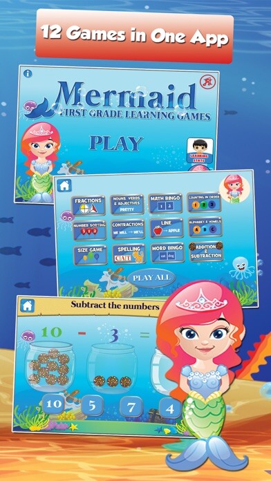 Emulate iPhone app Mermaid Princess Grade 1 Games using MyAndroid Emulate iPhone app Mermaid Princess Grade 1 Games using MyAndroid