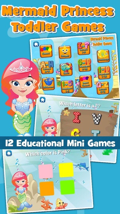 Emulate iPhone app Mermaid Princess Toddler Game using MyAndroid Emulate iPhone app Mermaid Princess Toddler Game using MyAndroid