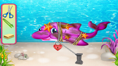 Emulate iPhone app Mermaid Rescue House Cleaning using MyAndroid