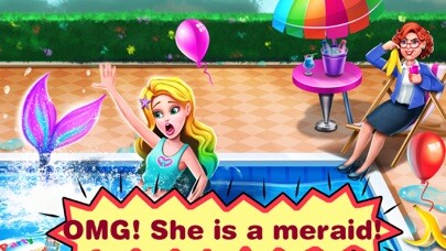 Emulate iPhone app Mermaid Secrets17-Summer Pool using MyAndroid