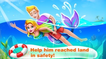 Emulate iPhone app Mermaid Secrets5 - Sea Rescue using MyAndroid