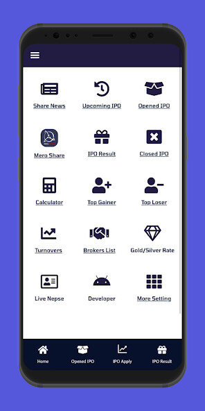 Run android online APK Mero Share Market - IPO Result from MyAndroid or emulate Mero Share Market - IPO Result using MyAndroid