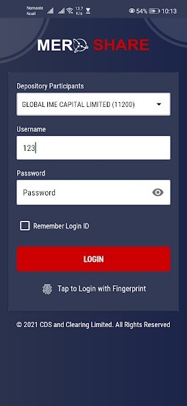Run android online APK MeroShare from MyAndroid or emulate MeroShare using MyAndroid