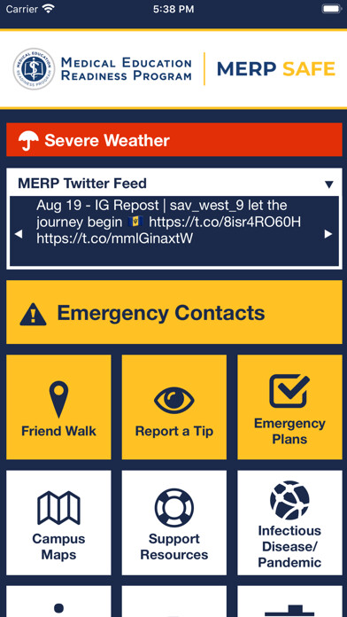 Emulate iPhone app MERP SAFE using MyAndroid