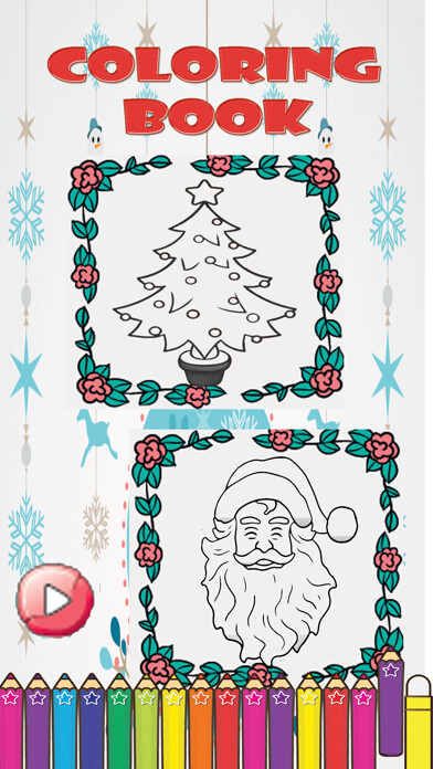 Emulate iPhone app Merry Christmas Coloring for kid and Preschoolers using MyAndroid Emulate iPhone app Merry Christmas Coloring for kid and Preschoolers using MyAndroid