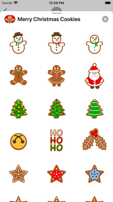 Emulate iPhone app Merry Christmas Cookies using MyAndroid Emulate iPhone app Merry Christmas Cookies using MyAndroid