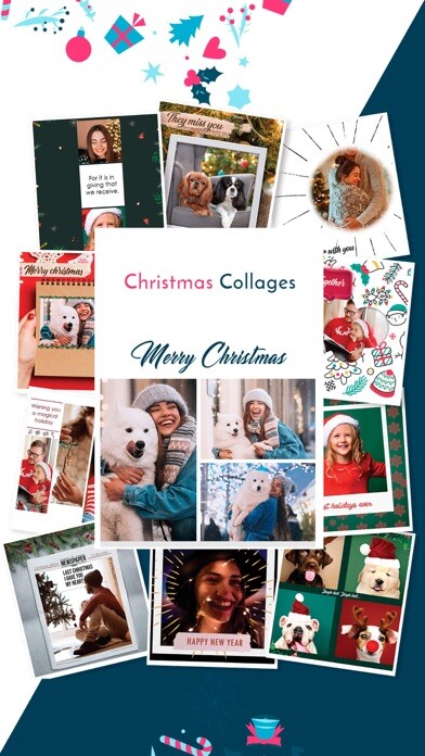 Emulate iPhone app Merry Christmas Frames Editor using MyAndroid