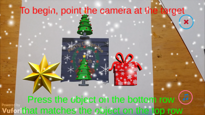 Emulate Android APK Merry Christmas Match AR