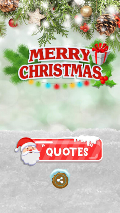 Emulate iPhone app Merry Christmas Quote & Wishes using MyAndroid