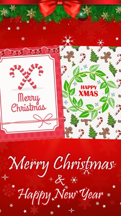 Emulate iPhone app Merry Christmas Wallpaper.s HD using MyAndroid