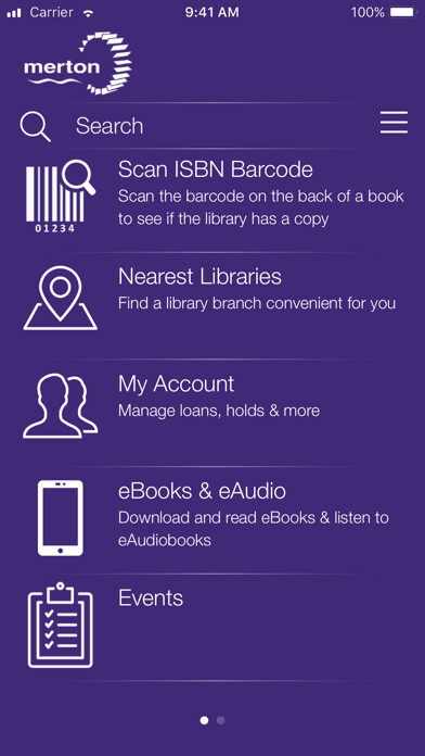 Emulate iPhone app Merton Libraries using MyAndroid Emulate iPhone app Merton Libraries using MyAndroid